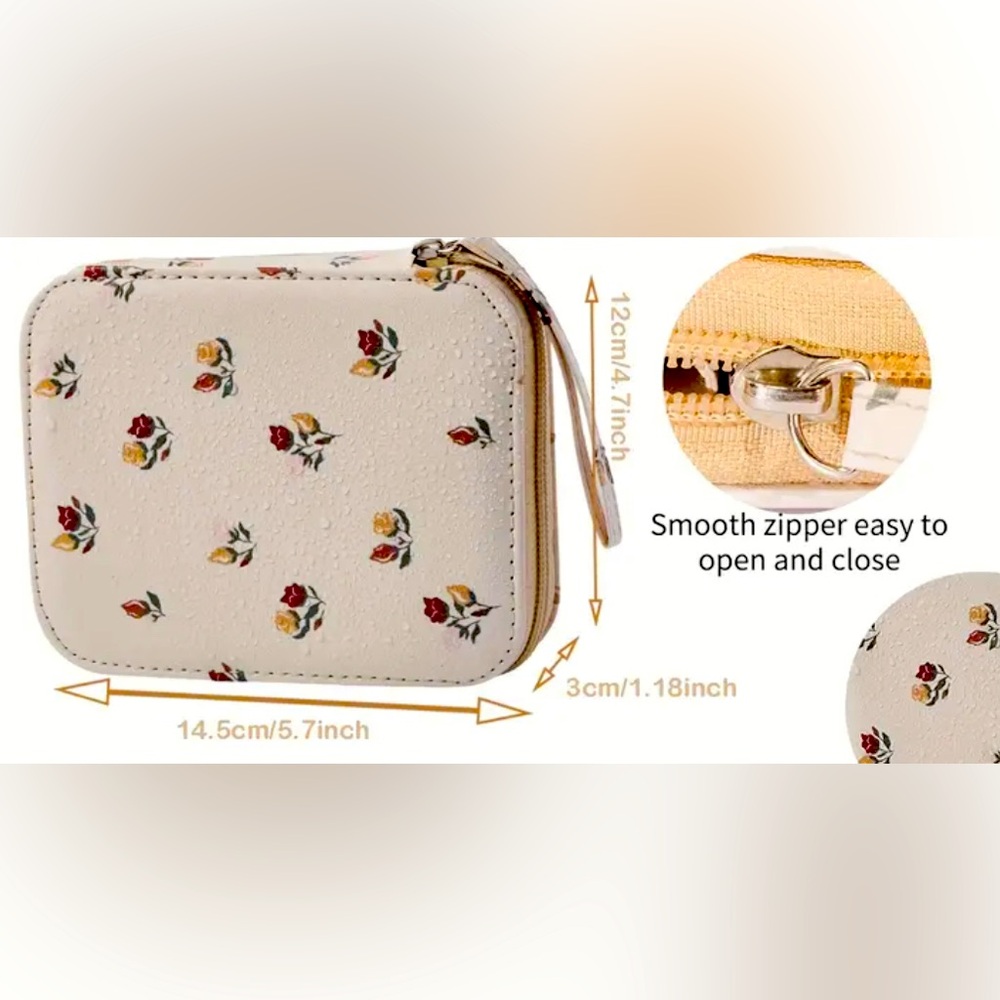 87-Piece Premium Sewing Kit with Elegant Floral Pattern